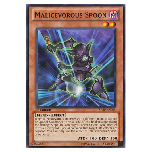 Yu-Gi-Oh! - Shadow Specters - Malicevorous Spoon (Common) SHSP-EN003