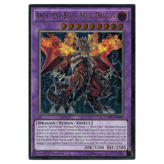 Yu-Gi-Oh! - Clash of Rebellions - Archfiend Black Skull Dragon (Ultimate Rare) CORE-EN048