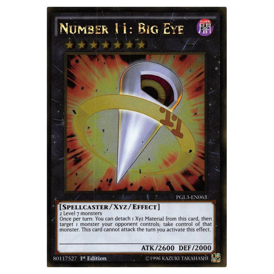 Yu-Gi-Oh! - Premium Gold - Infinite Gold - Number 11: Big Eye (Gold Rare) PGL3-EN063