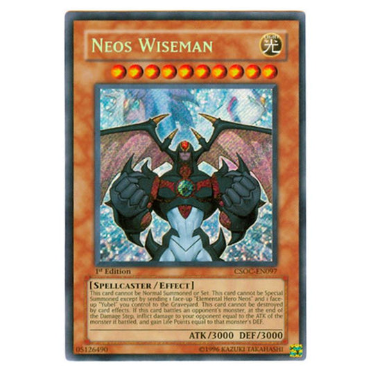 Yu-Gi-Oh! - Crossroads of Chaos - Neos Wiseman (Secret Rare) CSOC-EN097