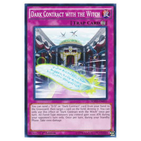 Yu-Gi-Oh! - Pendulum Domination Structure Deck - Dark Contract with the Witch (Common) SDPD-EN035