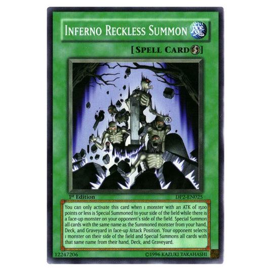 Yu-Gi-Oh! - Duelist Pack - Chazz Princeton - Inferno Reckless Summon (Super Rare) DP2-EN025