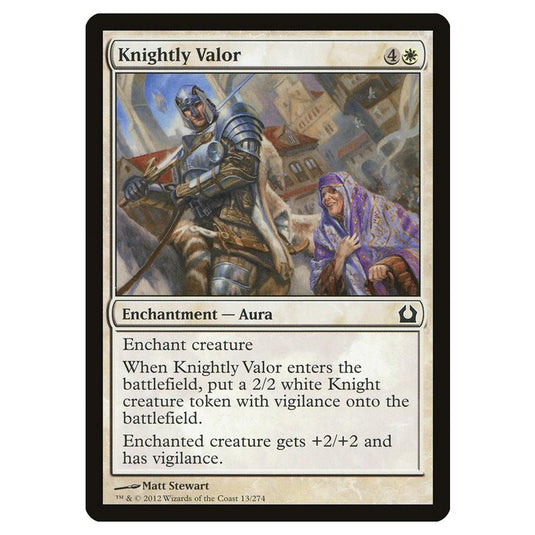 Magic The Gathering - Return To Ravnica - Knightly Valor - 13/274