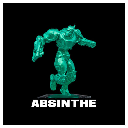 Turbo Dork Paints - Metallic Acrylic Paint 20ml Bottle - Absinthe