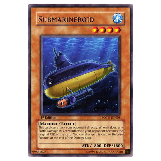 Yu-Gi-Oh! - Power of the Duelist - Submarineroid (Rare) POTD-EN008
