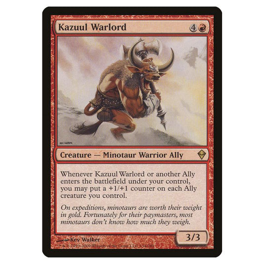 Magic The Gathering - Zendikar - Kazuul Warlord - 134/249 (Foil)
