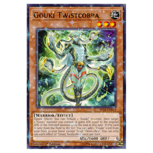 Yu-Gi-Oh! - Star Pack VRAINS - Gouki Twistcobra (Starfoil) SP18-EN019