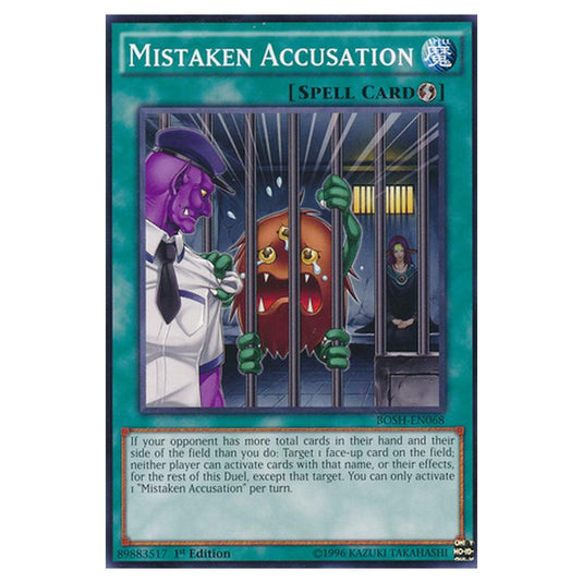 Yu-Gi-Oh! - Breakers of Shadow - Mistaken Accusation (Short Print) BOSH-EN068