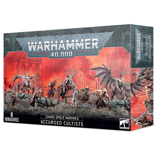 Warhammer 40,000 - Chaos Space Marines - Accursed Cultists