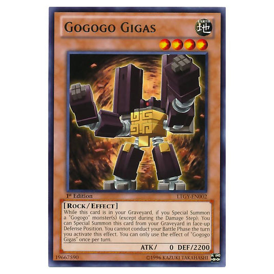 Yu-Gi-Oh! - Lord of the Tachyon Galaxy - Gogogo Gigas (Rare) LTGY-EN002