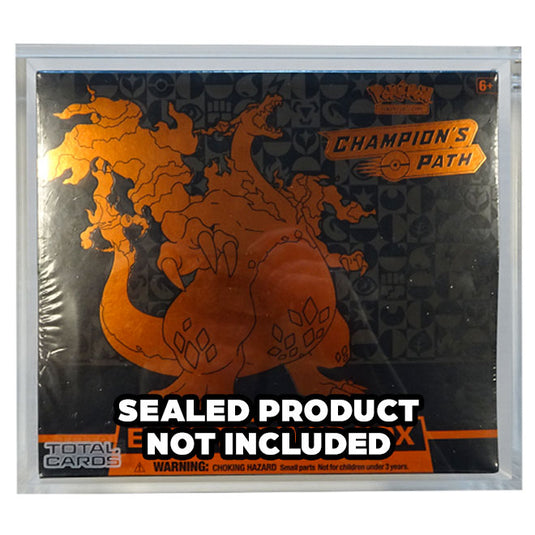 Total Cards - 4mm Acrylic Display - Pokemon Elite Trainer Box