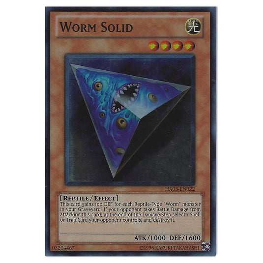 Yu-Gi-Oh! - Hidden Arsenal 3 - Worm Solid (Super Rare) HA03-EN022