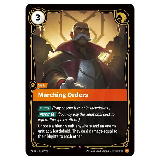 Riftbound: League of Legends TCG - Spiritforged - Marching Orders - 114/221