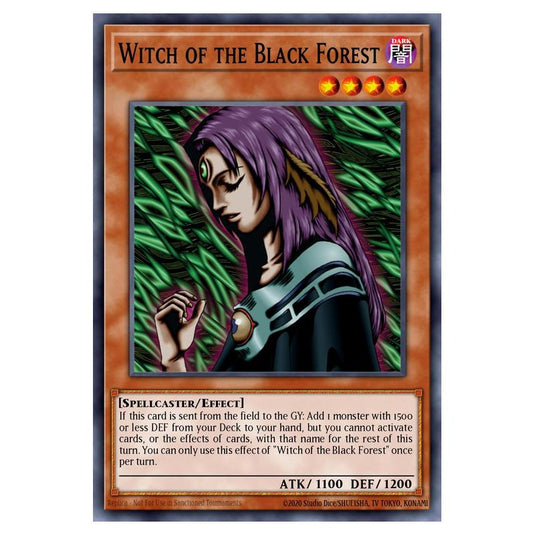 Yu-Gi-Oh! - Structure Deck - The Crimson King - Witch of the Black Forest (Common) SDCK-EN024