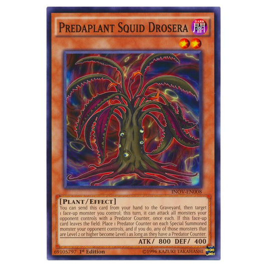 Yu-Gi-Oh! - Invasion - Vengeance - Predaplant Squid Drosera (Common) INOV-EN008