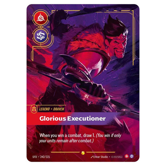 Riftbound: League of Legends TCG - Spiritforged - Draven - Glorious Executioner - 242/221