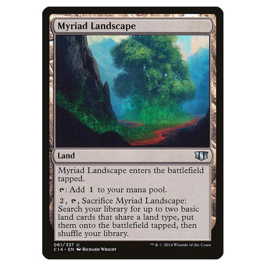 Magic The Gathering - Commander 2014 - Myriad Landscape - 61