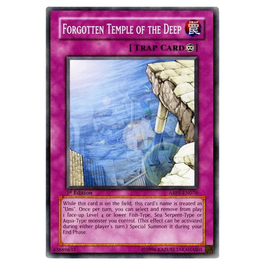 Yu-Gi-Oh! - Absolute Powerforce - Forgotten Temple of the Deep (Common) ABPF-EN076