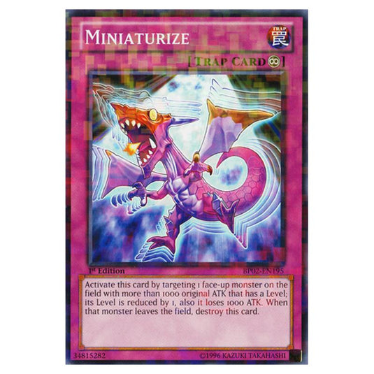 Yu-Gi-Oh! - Battle Pack 2 - War of the Giants - Miniaturize (Mosaic Rare) BP02-EN195