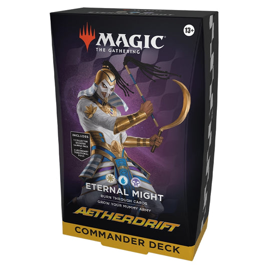 Magic The Gathering - Aetherdrift - Commander Deck - Eternal Might Left TIlt