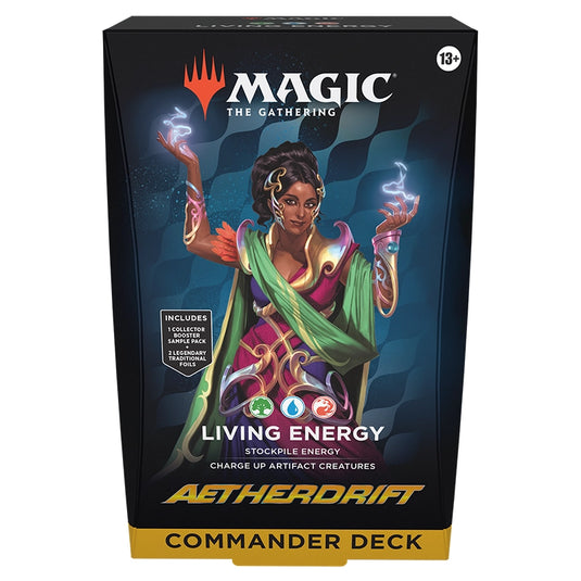 Magic The Gathering - Aetherdrift - Commander Deck - Living Energy Straight