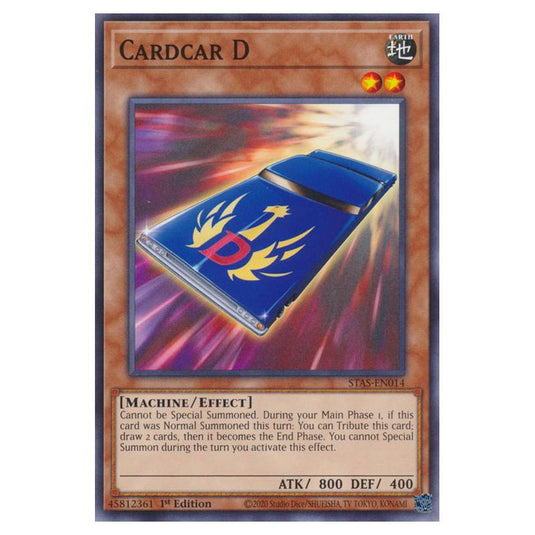 Yu-Gi-Oh! - 2-Player Starter Set - Cardcar D (Common) STAS-EN014
