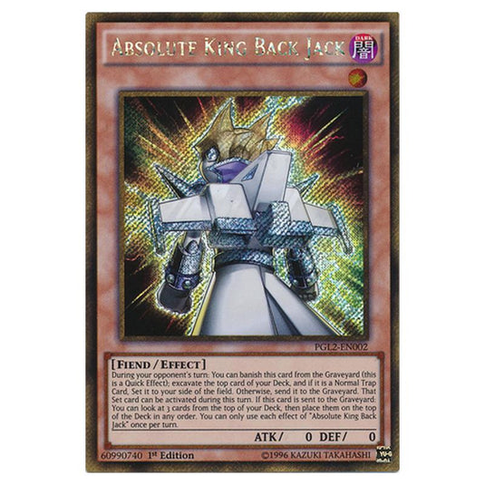 Yu-Gi-Oh! - Premium Gold - Return of the Bling - Absolute King Back Jack (Gold Secret Rare) PGL2-EN002