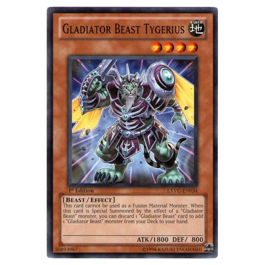 Yu-Gi-Oh! - Extreme Victory - Gladiator Beast Tygerius (Common) EXVC-EN034