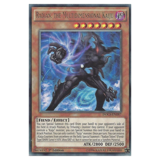 Yu-Gi-Oh! - Dimension of Chaos - Radian, the Multidimensional Kaiju (Rare) DOCS-EN087
