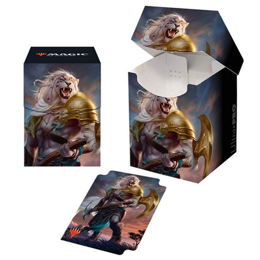 Ultra Pro - PRO 100+ Deck Box - Magic: The Gathering M20 - Ajani, Strength of The Pride
