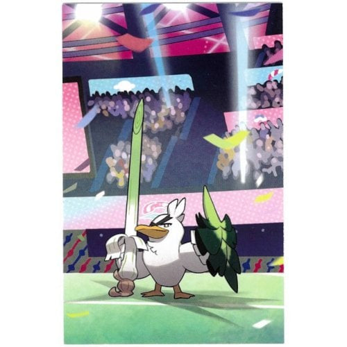 Pokemon- Mini Tin Art Card -Galar Power- Galarian Sirfetch'd
