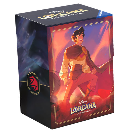 Lorcana Aladin Deck Box Open