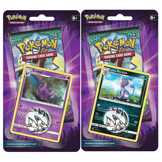 Pokemon - Halloween Checklane Blister - Crobat & Alolan Persian