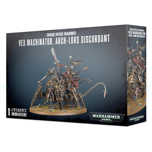 Warhammer 40,000 - Chaos Space Marines - Vex Machinator, Arch-Lord Discordant