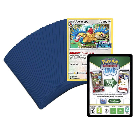 Pokemon - Sword & Shield - Silver Tempest - Build & Battle - 40 Card Pre-Built Deck - Archeops