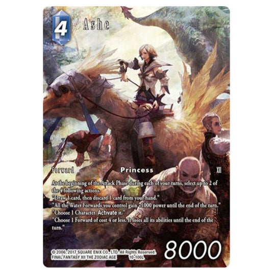Final Fantasy - Opus 15 - Crystal Dominion - Ashe - Full Art Foil - (10-106L)