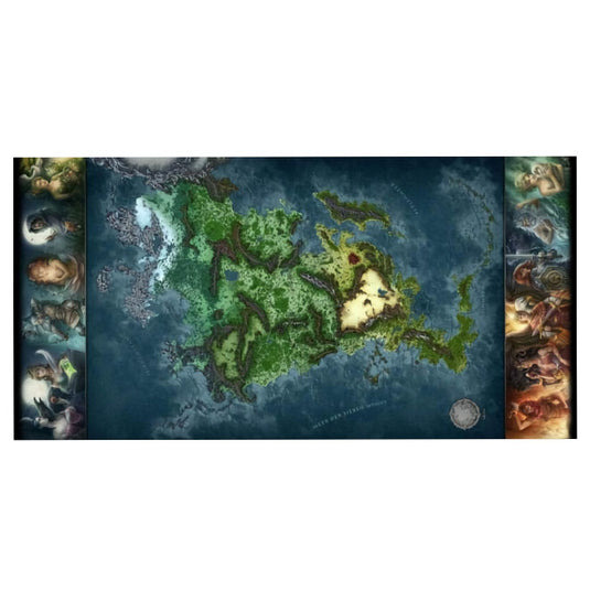 Kraken Wargames - Gaming Mat - Aventurien 6x3 Map (183x92cm) 2.0.0