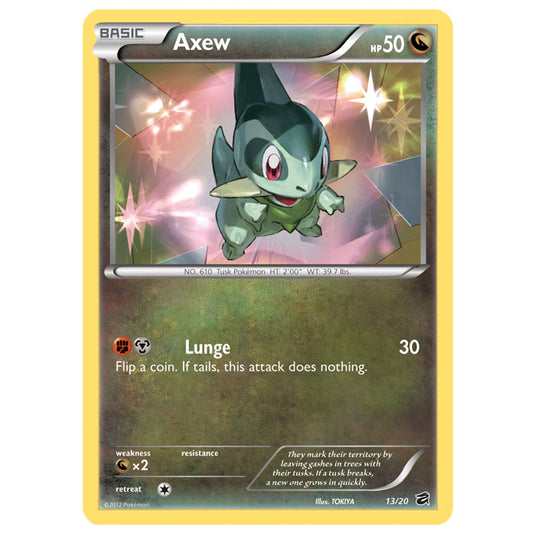 Pokemon - Dragon Vault - Axew - 13/20