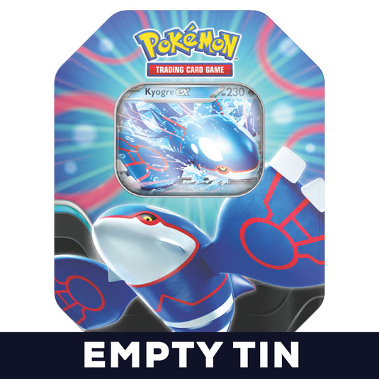 Pokemon - Scarlet & Violet - Azure Legends - Kyogre - Empty Tin