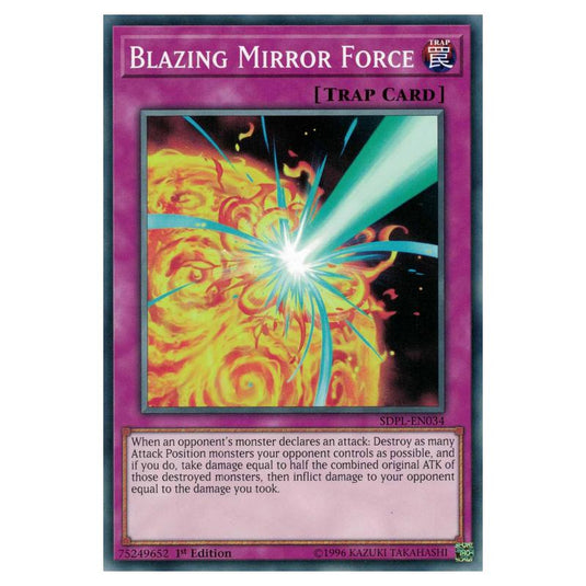 Yu-Gi-Oh! - Structure Deck - Powercode Link - Blazing Mirror Force (Common) SDPL-EN034