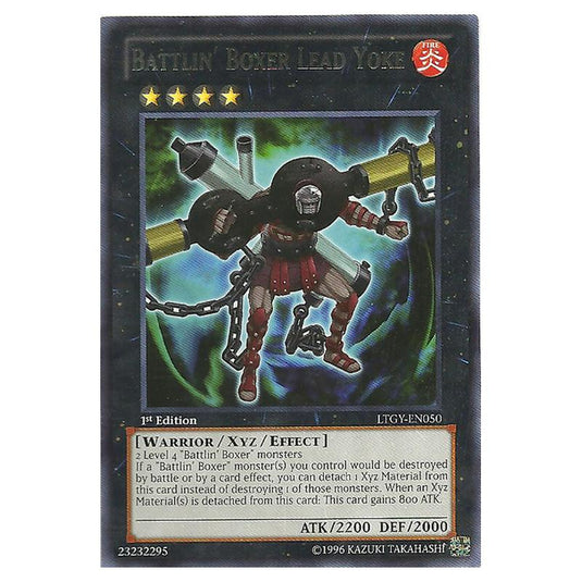 Yu-Gi-Oh! - Lord of the Tachyon Galaxy - Battlin' Boxer Lead Yoke (Rare) LTGY-EN050