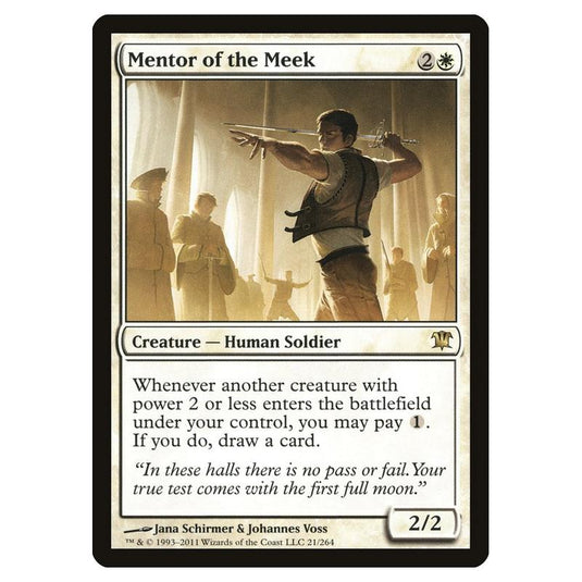 Magic the Gathering - Innistrad - Mentor of the Meek - 21/264