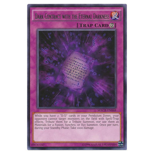 Yu-Gi-Oh! - Maximum Crisis - Dark Contract with the Eternal Darkness (Rare) MACR-EN068