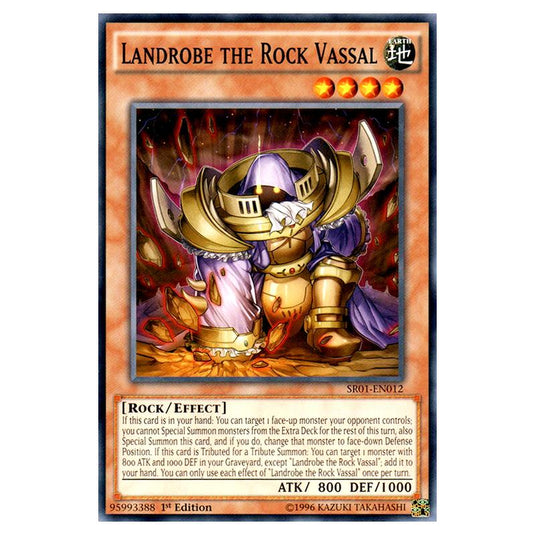 Yu-Gi-Oh! - Emperor of Darkness Structure Deck - Landrobe the Rock Vassal (Common) SR01-EN012