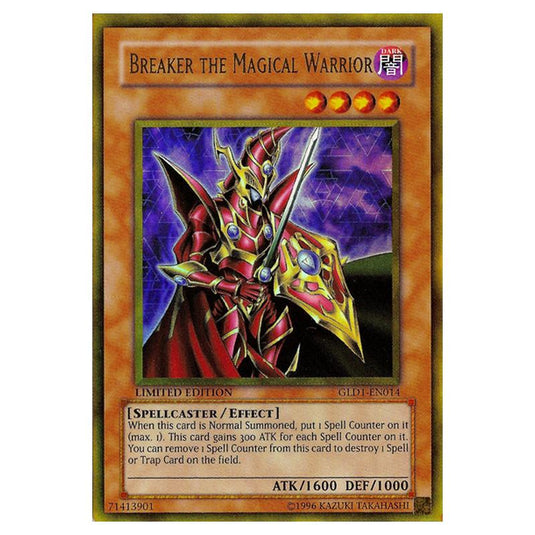 Yu-Gi-Oh! - Gold Series - Breaker the Magical Warrior (Gold Rare) GLD1-EN014