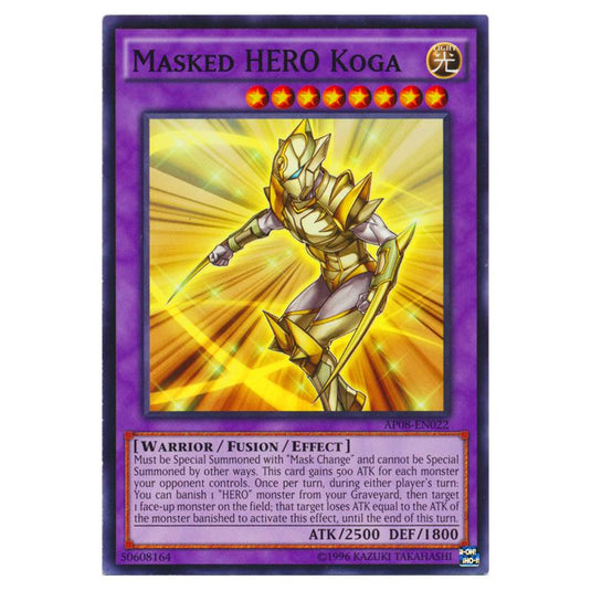 Yu-Gi-Oh! - Astral Pack Eight - Masked HERO Koga (Common) AP08-EN022