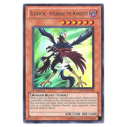Yu-Gi-Oh! - Extreme Victory - Blackwing - Kogarashi the Wanderer (Ultra Rare) EXVC-EN009
