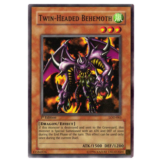 Yu-Gi-Oh! - Legacy of Darkness - Twin-Headed Behemoth (Super Rare) LOD-063