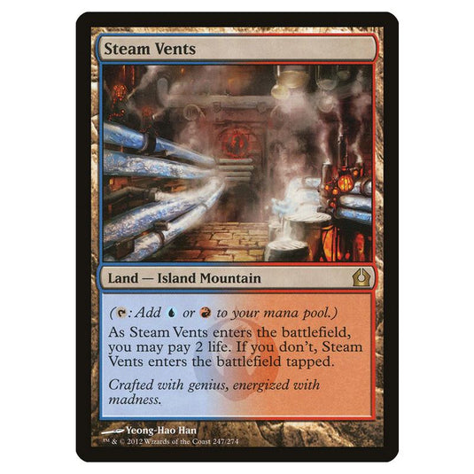 Magic The Gathering - Return To Ravnica - Steam Vents - 247/274 (Foil)