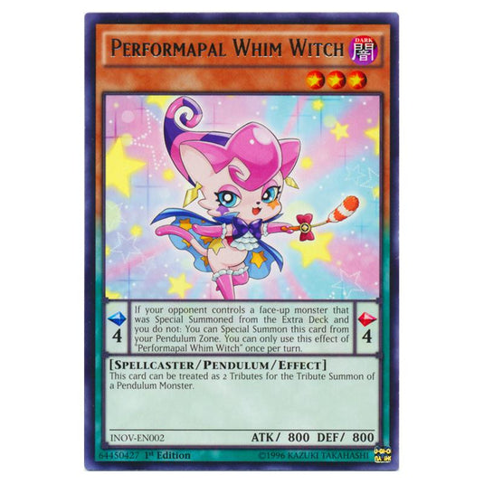 Yu-Gi-Oh! - Invasion - Vengeance - Performapal Whim Witch (Rare) INOV-EN002